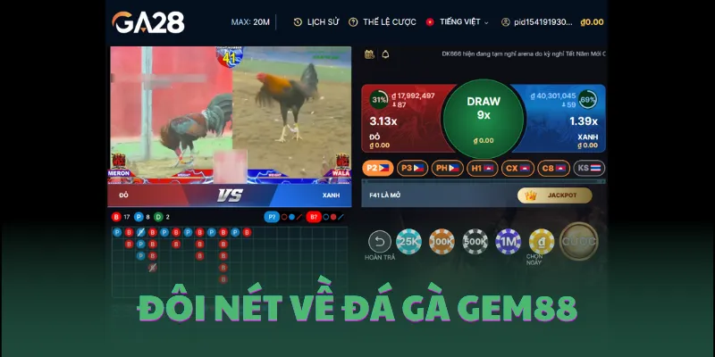 Đôi nét về đá gà GEM88